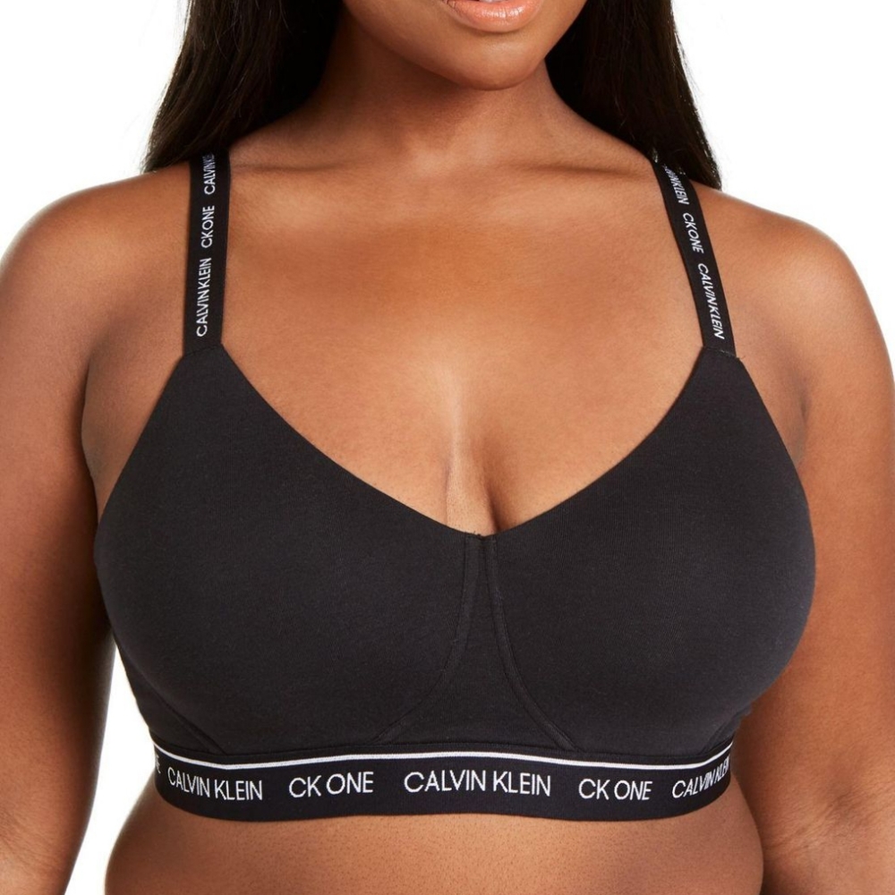 Calvin Klein CK1 Plus Cotton Wirefree Bralette - Picture 2 of 4
